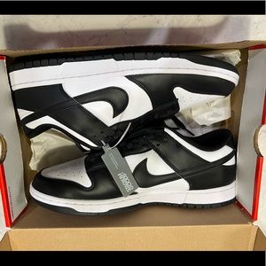 Black & White Nike Dunks, Men’s Size 12